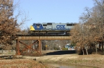 Q693 crossing the river